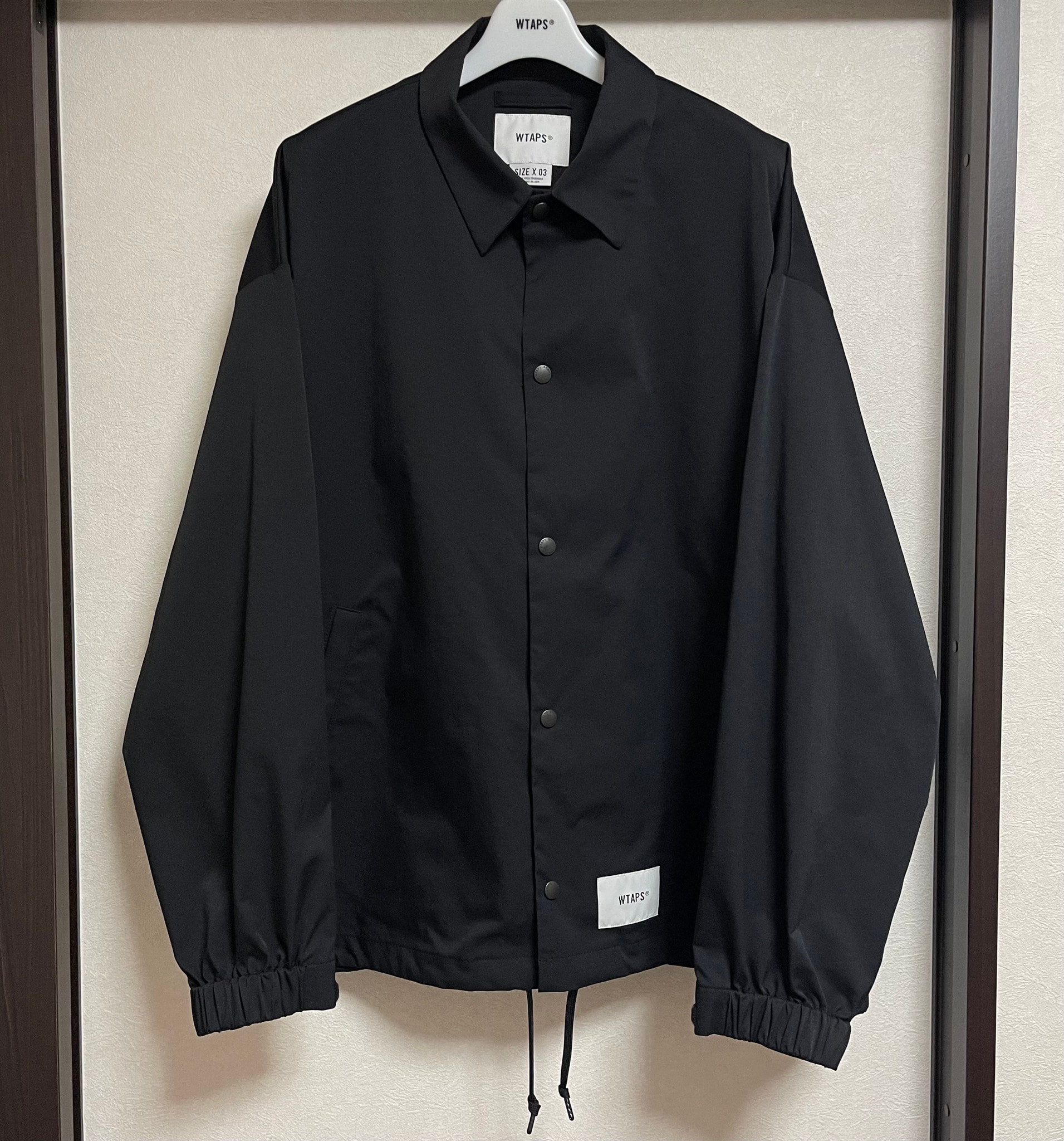 WTAPS Chief /Jacket / Poly. Twill. Sign "Black"