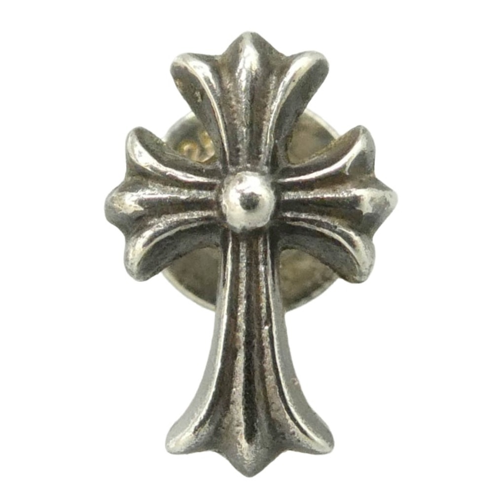 Chrome Hearts # 2 CH Cross Fat Stud Earrings "Silver"