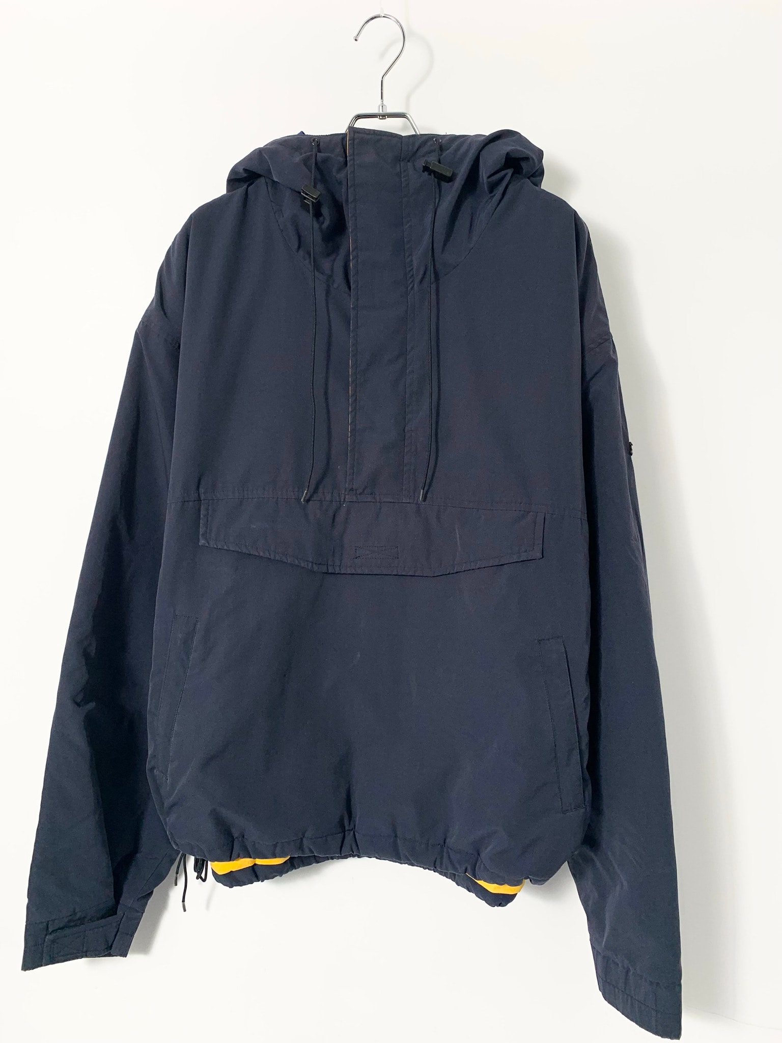 90’s POLO RALPH LAUREN “P RACING 1992” Padded Anorak jacket "Navy"