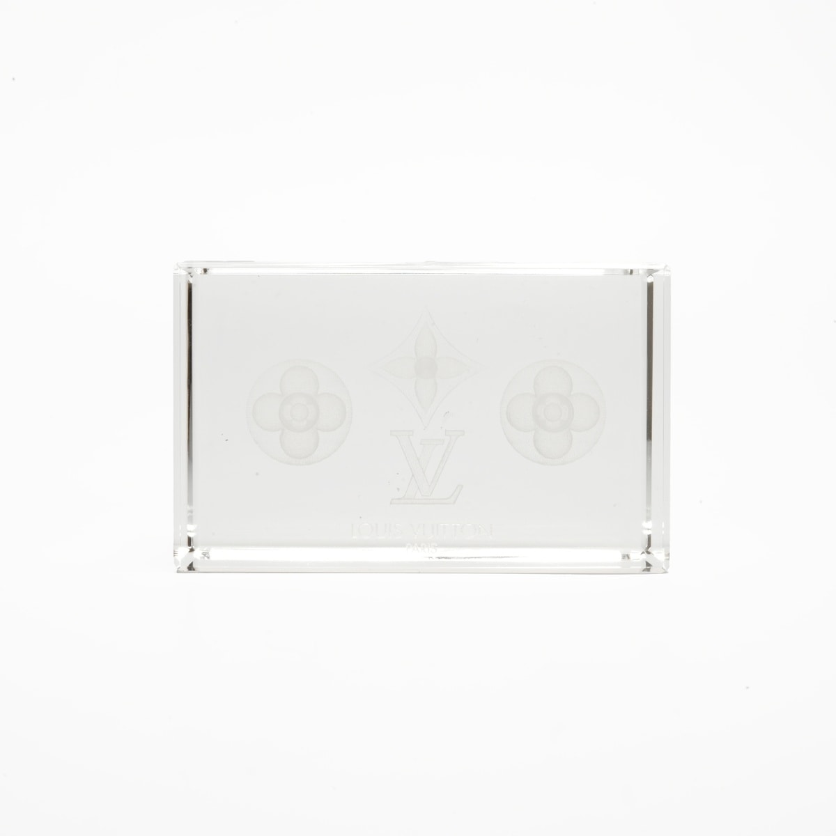 ヴィトン LV 文鎮 ペーパーウェイト ランディ クリスタル その他小物【中古】