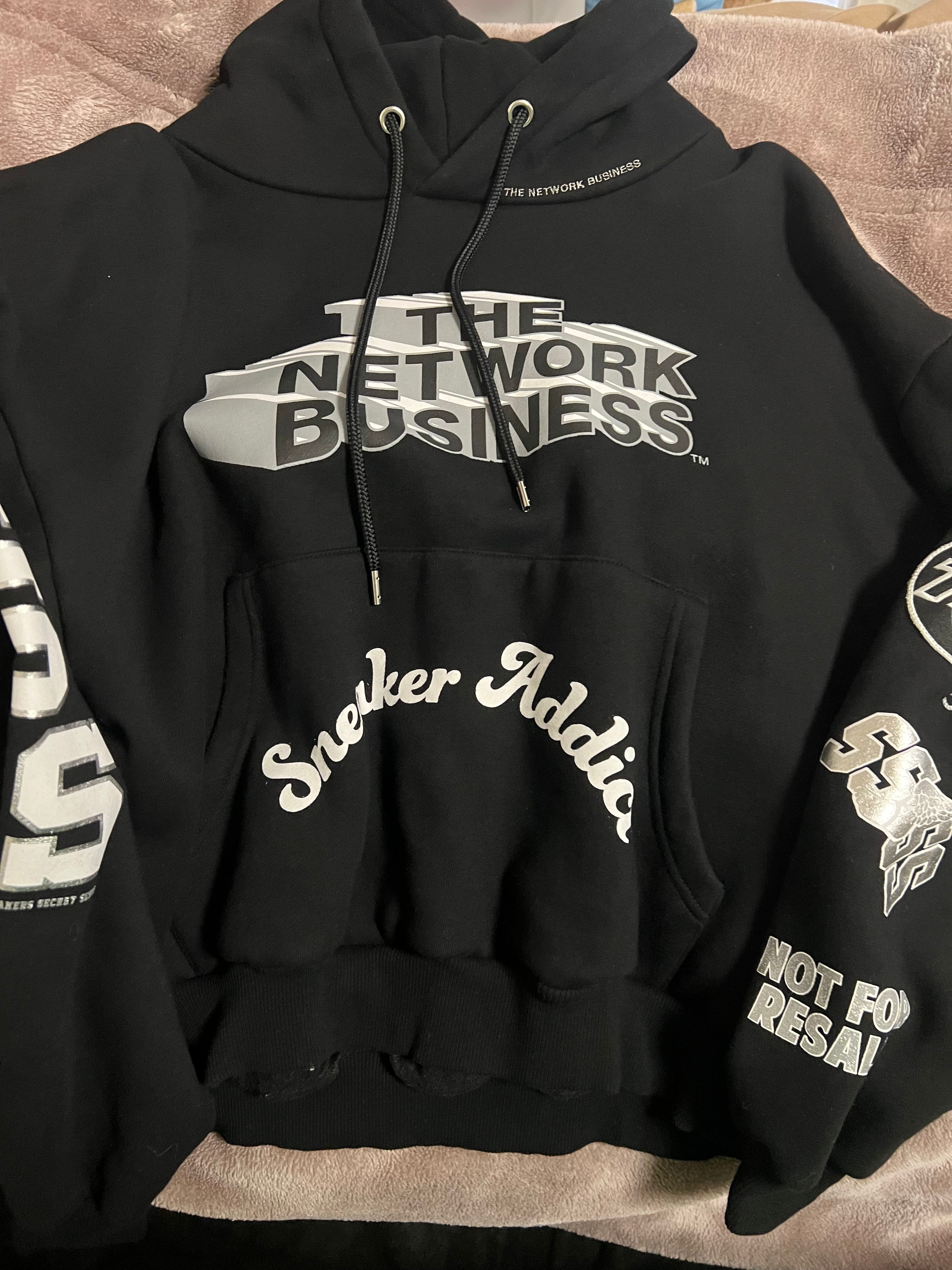 THE NETWORK BUSINESS Sweat Hoodie "Black" TNBC002-0029