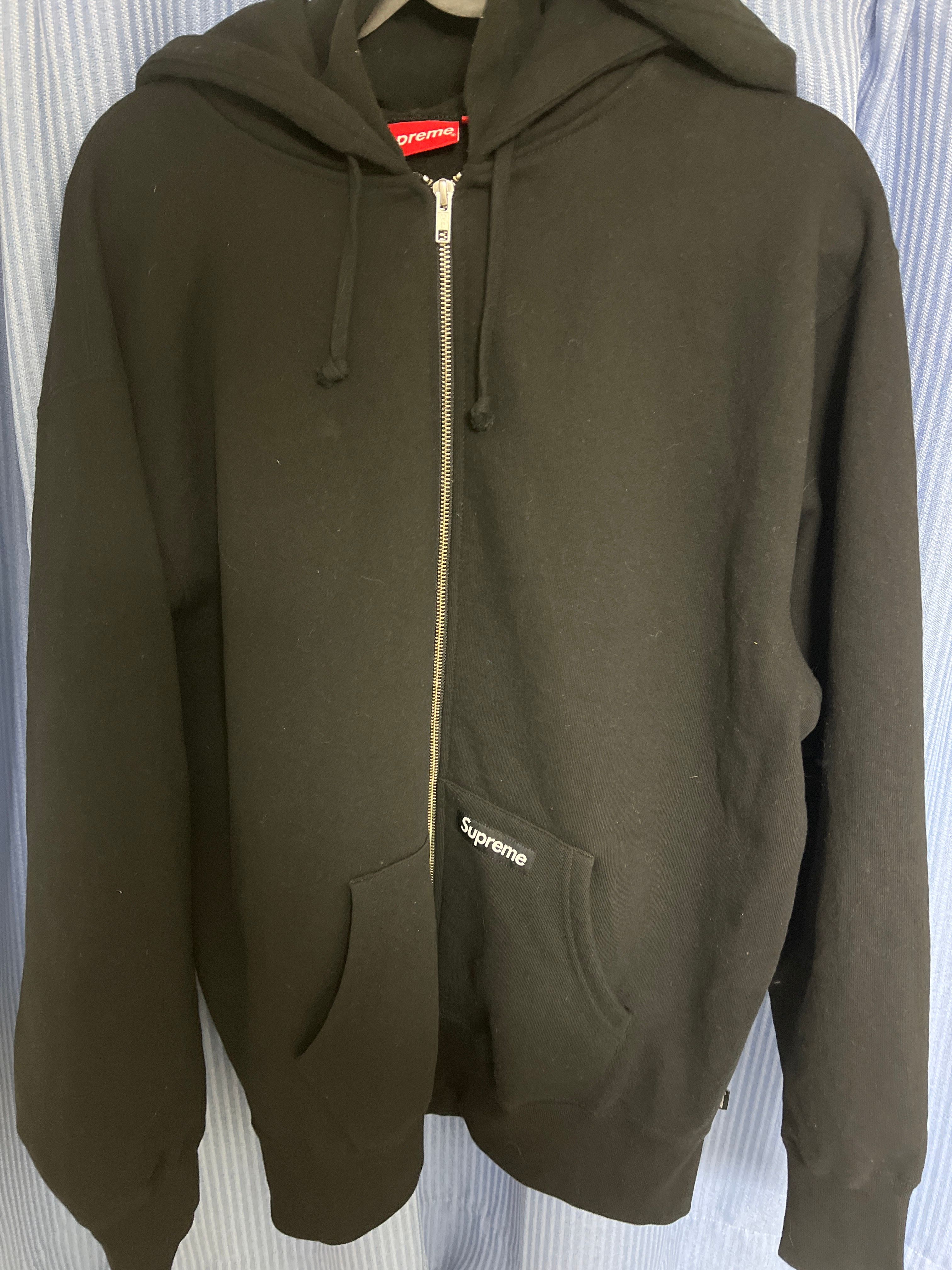 Supreme Double Hood Facemask Zip Up Hooded Sweatshirt "Black"