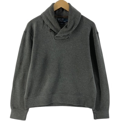 古着 ラルフローレン Ralph Lauren POLO by Ralph Lauren ショールカラー スウェットシャツ トレーナー メンズL相当/eaa537251