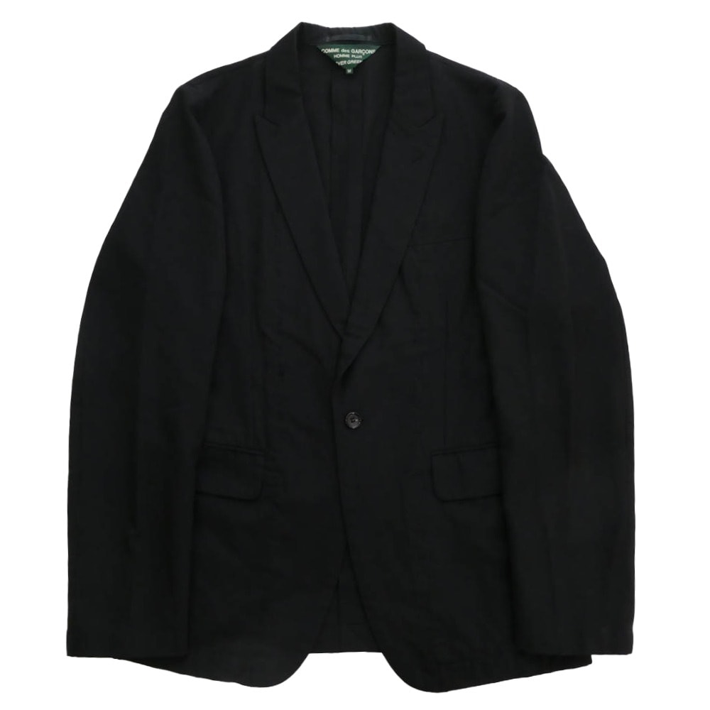 COMME des GARCONS HOMME PLUS コムデギャルソンオムプリュス テーラードジャケット 07SS PS-J203 EVER GREEN エバーグリーン ステッチデザイン 裏地チェーン 1B テーラードジャケット ブラック系 M【中古】