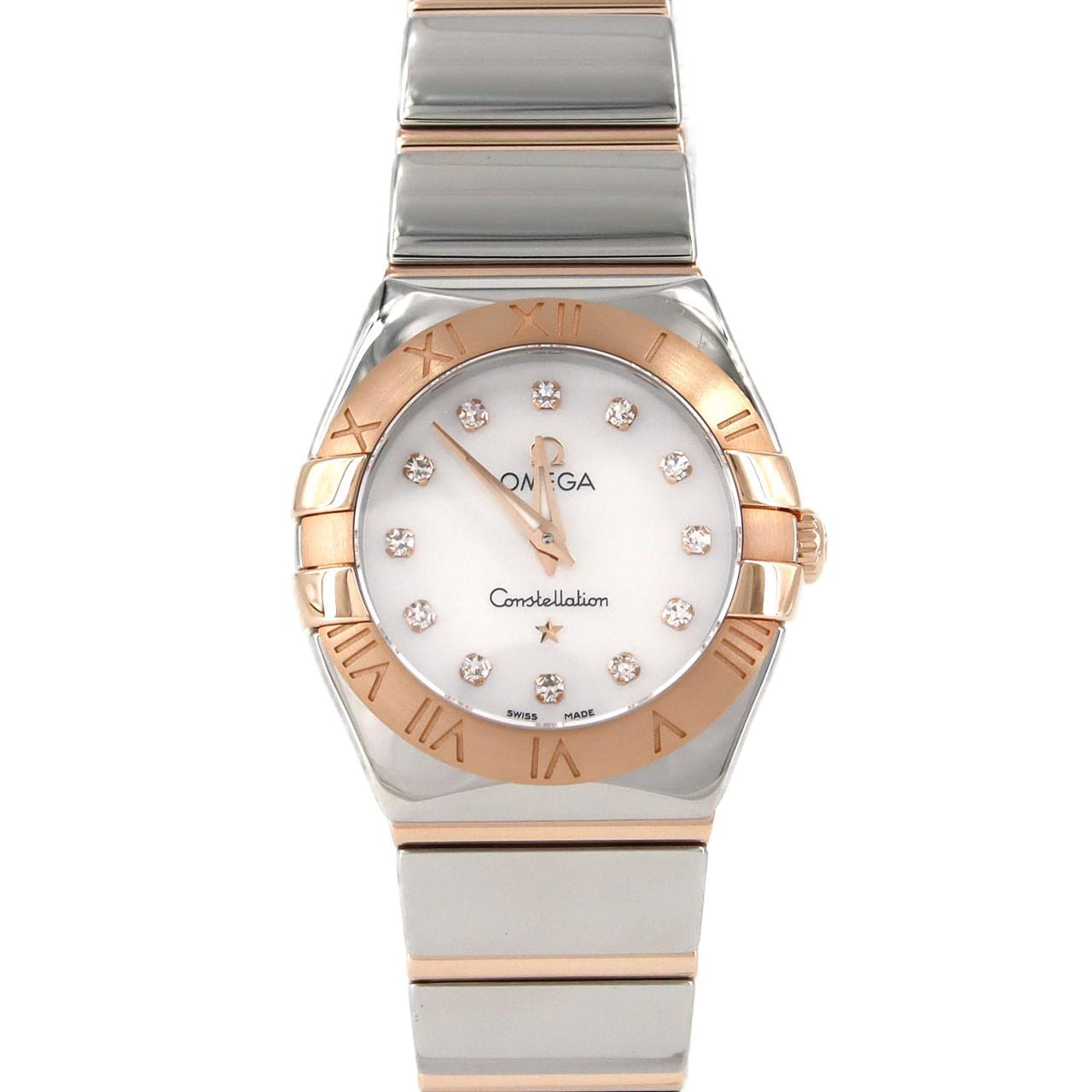 【新品】オメガ コンステレーションポリッシュ PGコンビ・12P 123.20.24.60.55.003 SSxPG クォーツ