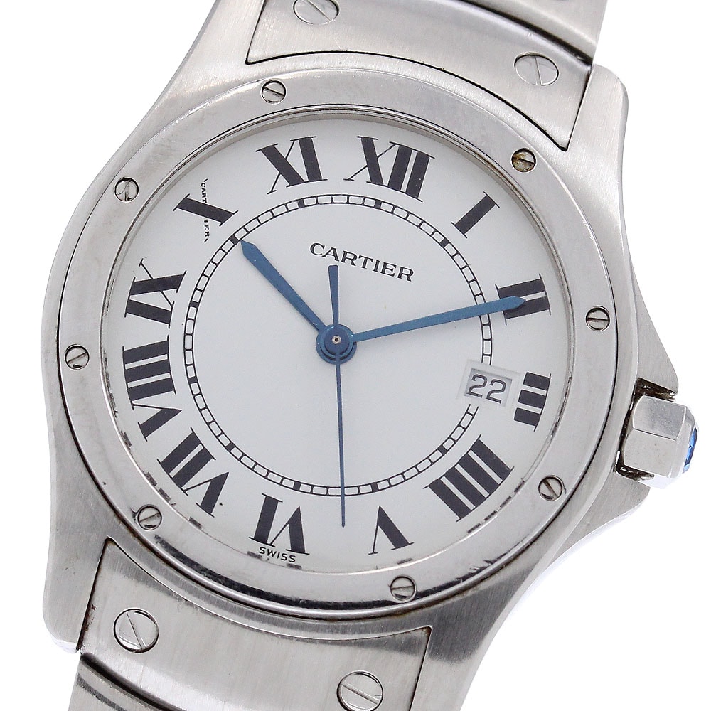カルティエ サントスクーガー MM W20027K1 ボーイズ 【中古】