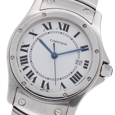 カルティエ サントスクーガー MM W20027K1 ボーイズ 【中古】