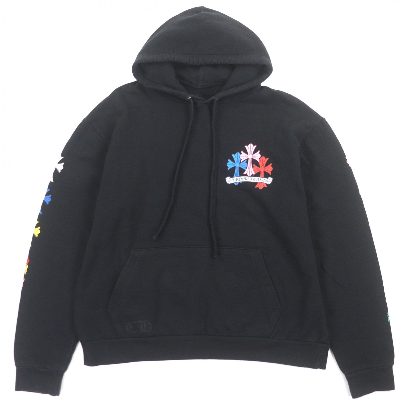Chrome Hearts Multicolor Pullover Hoodie "Black"