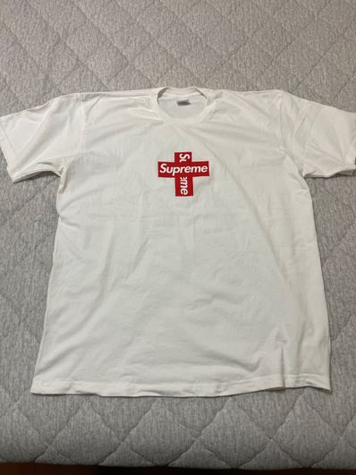 Supreme Cross Box Logo Tee "White"