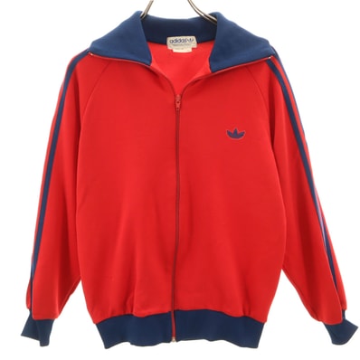 adidas アディダス 70s ヴィンテージ トラックジャケット 4 レッド デサント ジャージ