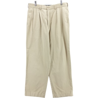 古着 ラルフローレン Ralph Lauren POLO GOLF ポロゴルフ ツータック チノパンツ メンズw33相当/eaa419819