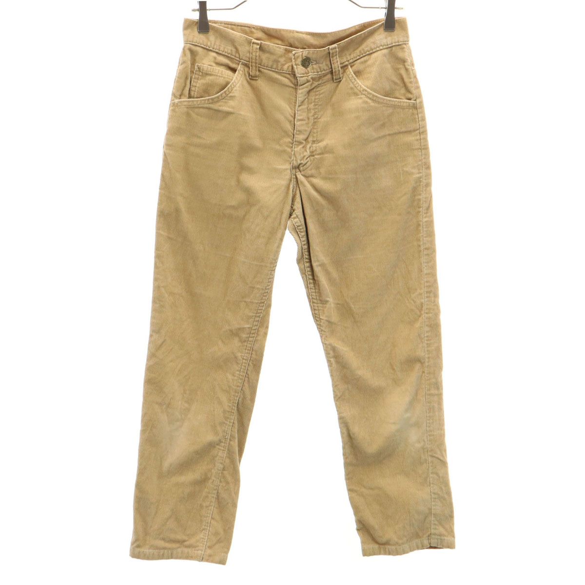 Lee リー 80s USA製 ヴィンテージ コーデュロイパンツ W29 ベージュ TALONジップ