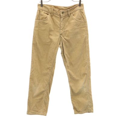 Lee リー 80s USA製 ヴィンテージ コーデュロイパンツ W29 ベージュ TALONジップ