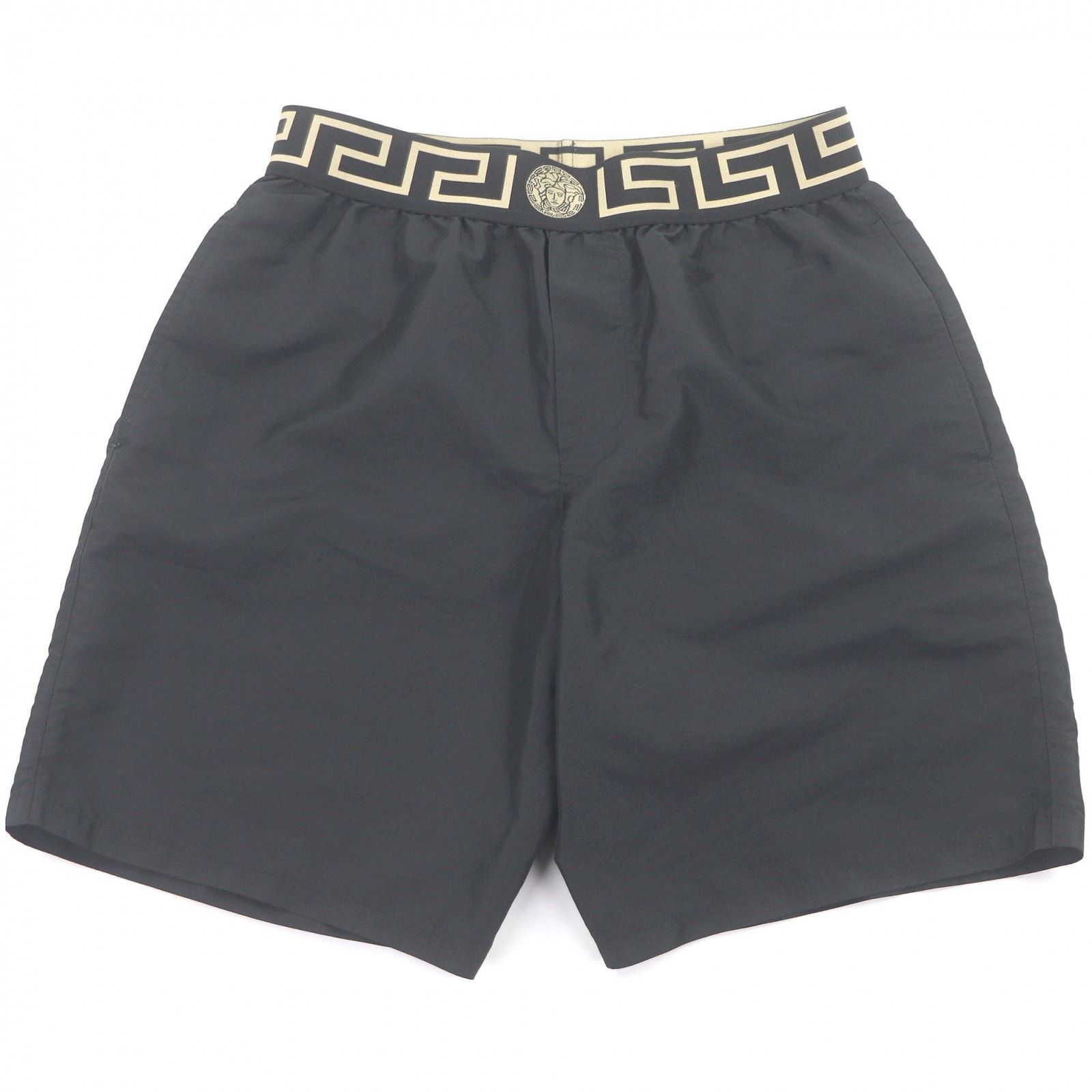 極美品 ヴェルサーチ ショートパンツ ブラック メンズ 3 ABU01023