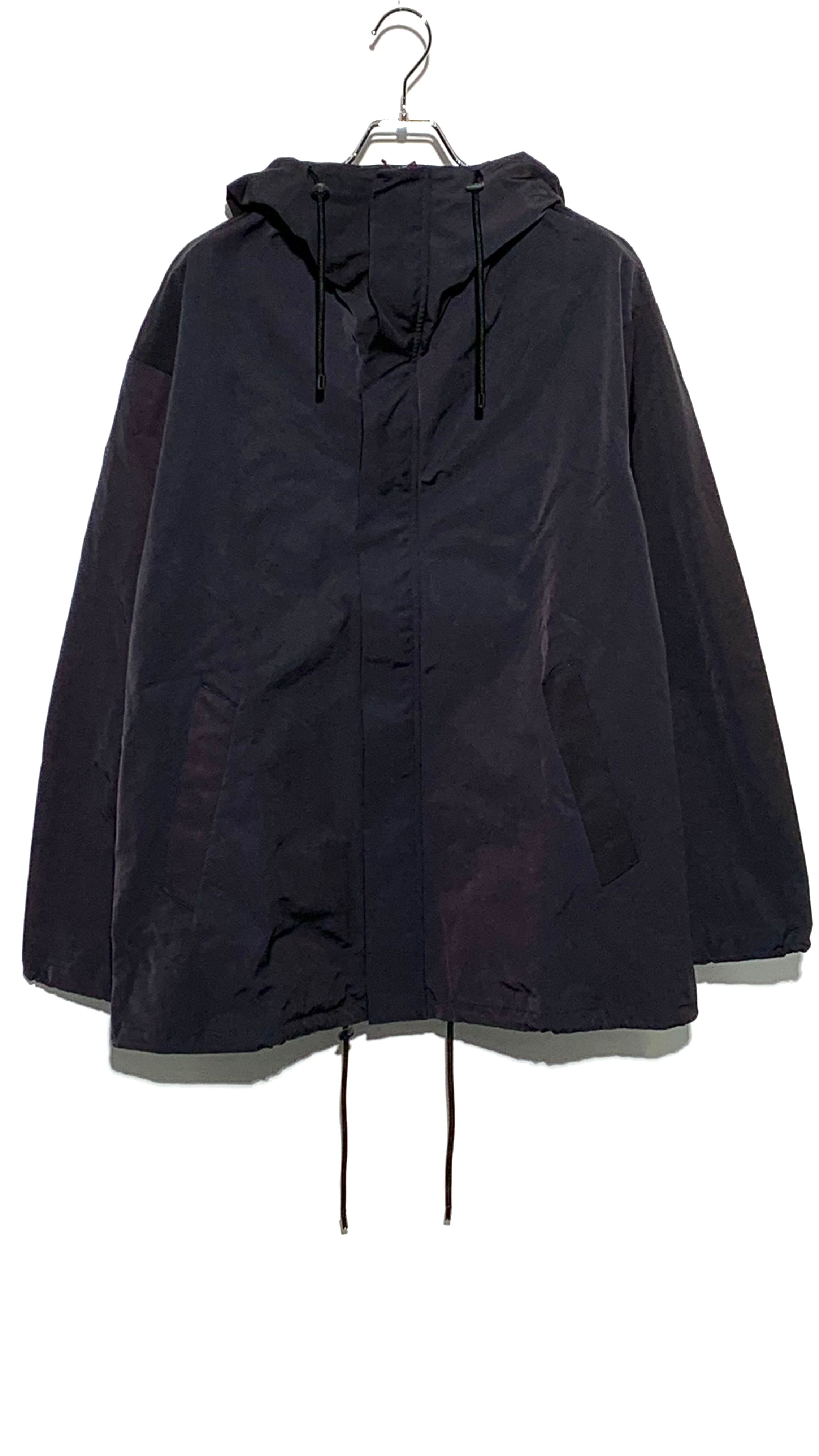 AURALEE HIGHDENSITY HOODEDBLOUSON Black