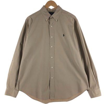 古着 ラルフローレン Ralph Lauren CLASSIC FIT 長袖 ボタンダウンシャツ メンズL相当/eaa534357