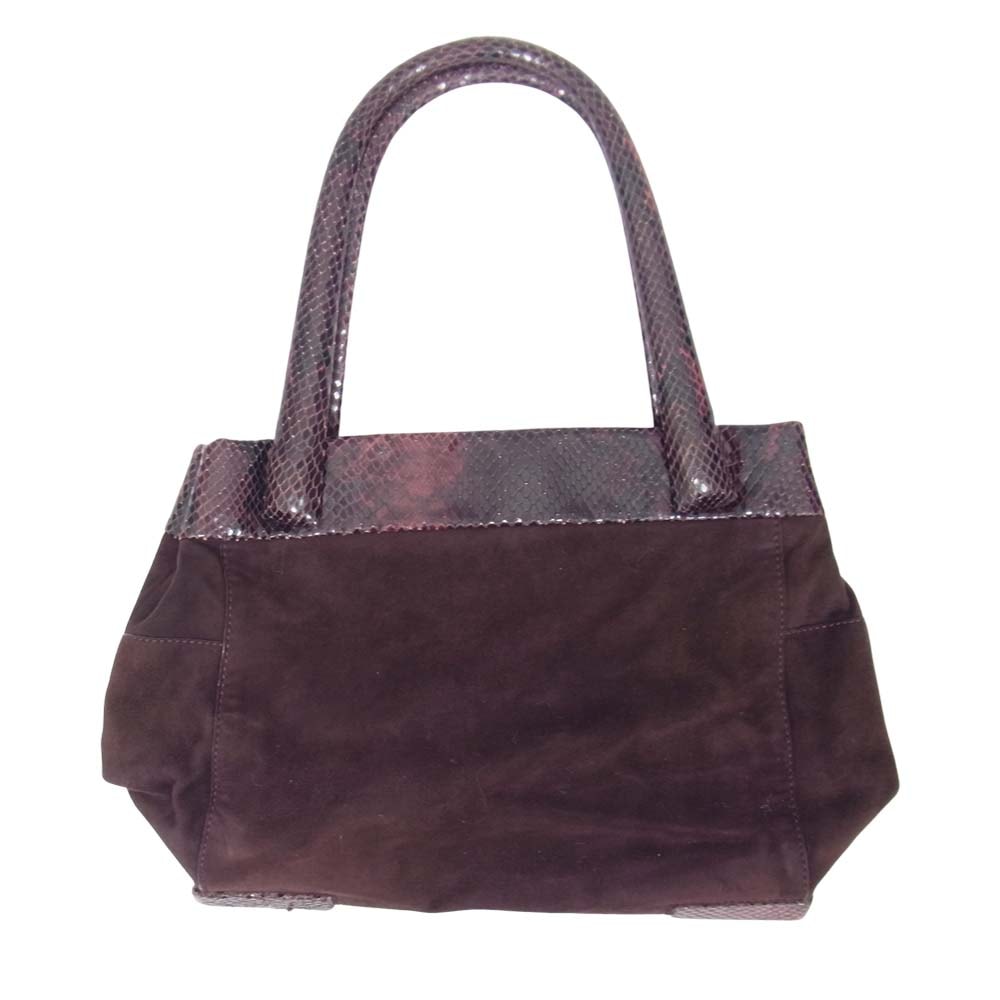 MAX MARA マックスマーラ その他バッグ パイソン スエード バッグ パープル系【中古】