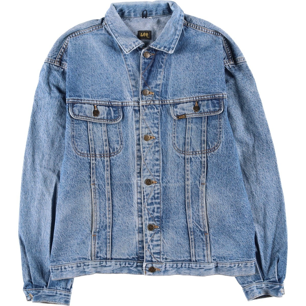 古着 ~80年代 リー Lee RIDERS ライダース 黒タグ デニムジャケット Gジャン メンズL相当 ヴィンテージ/eaa618290