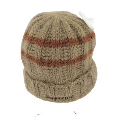 24AW Brushed Stripe Beanie ニット帽【1141008127531】