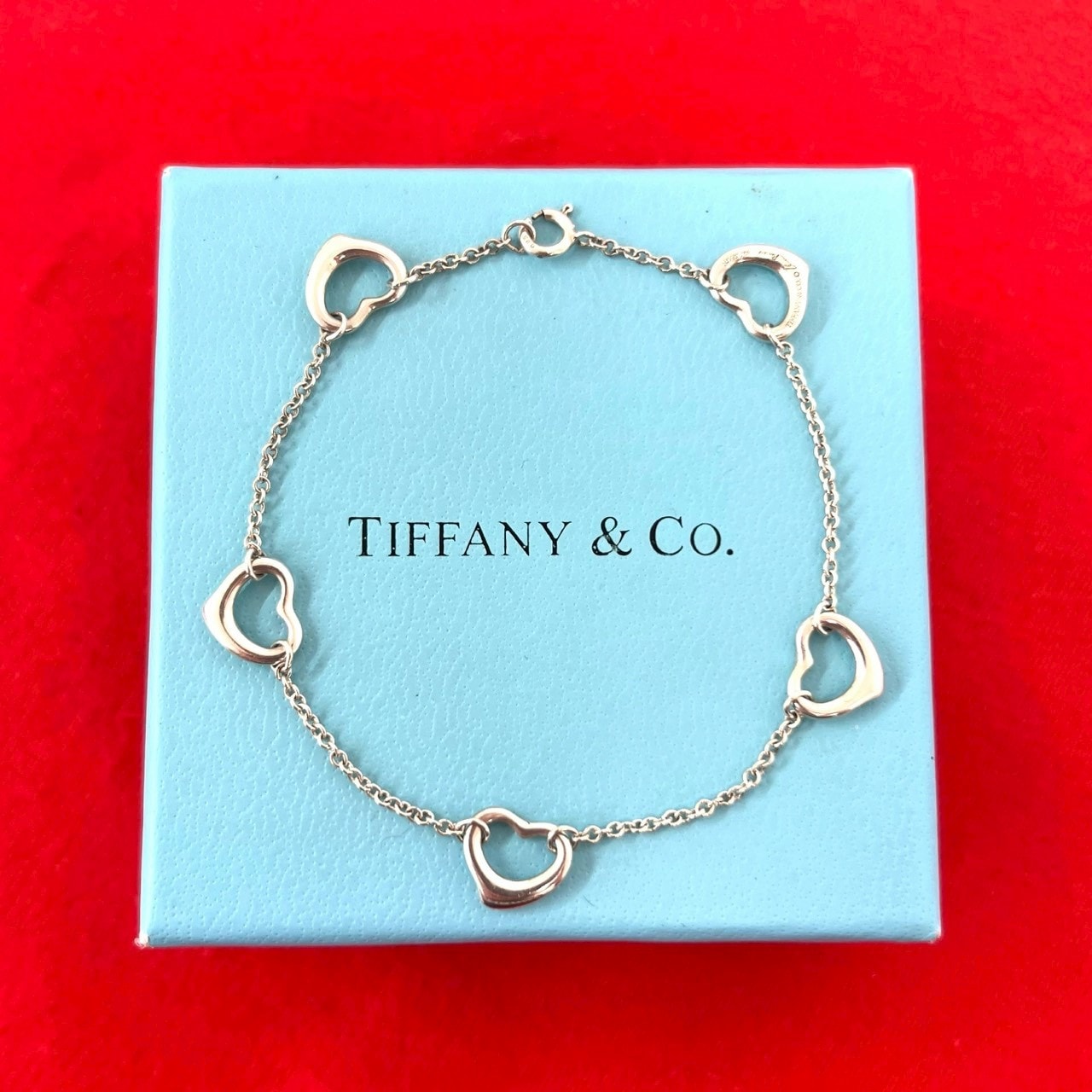 B (目立った傷や汚れなし)】TIFFANY&Co. ティファニー オープンハート