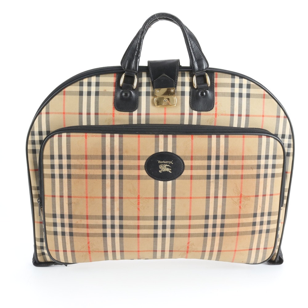 C (やや傷や汚れあり)】バーバリー ノバ チェックシャドーホース