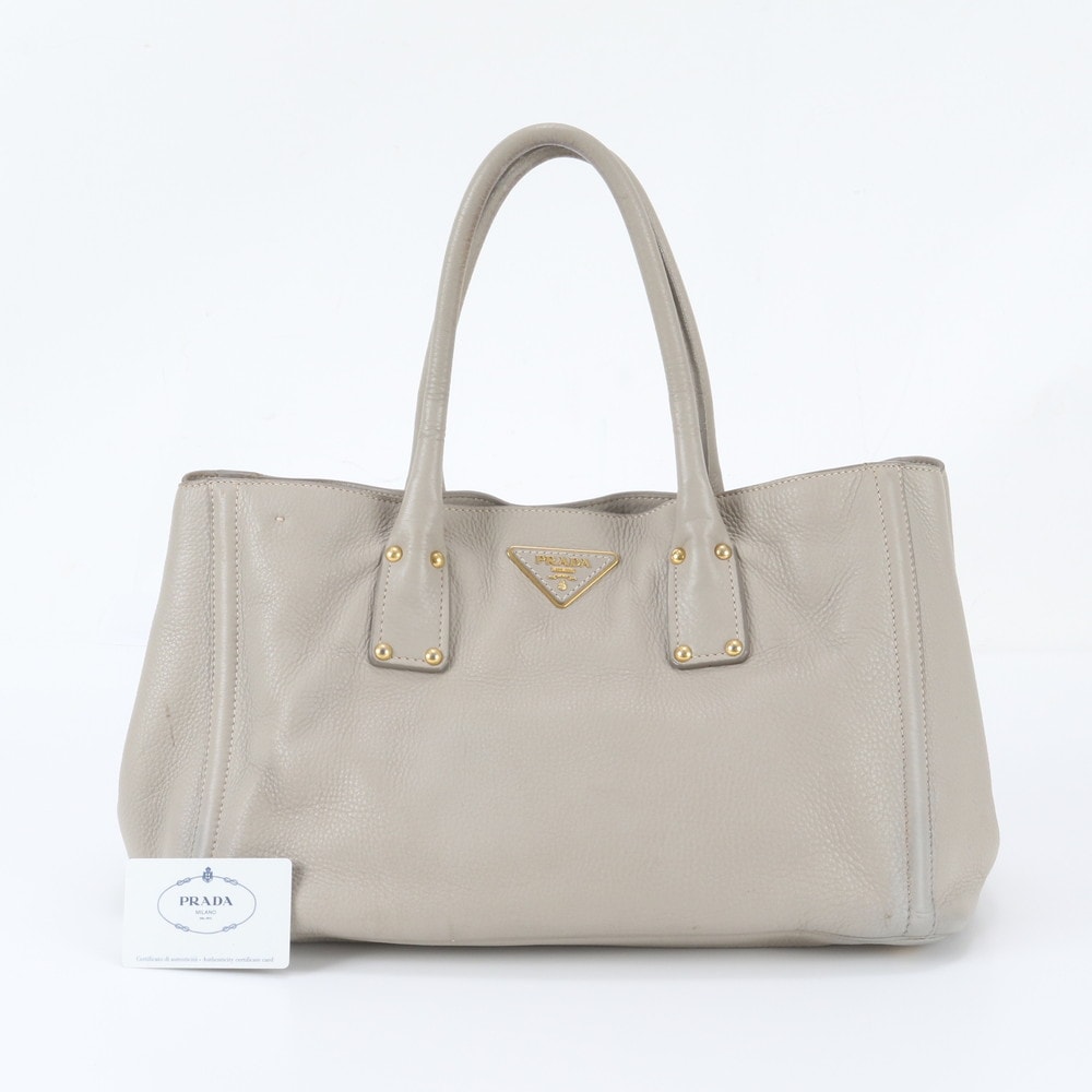 ■美品 プラダ ヴィッテロ ダイノ トライアングルロゴ BN2047