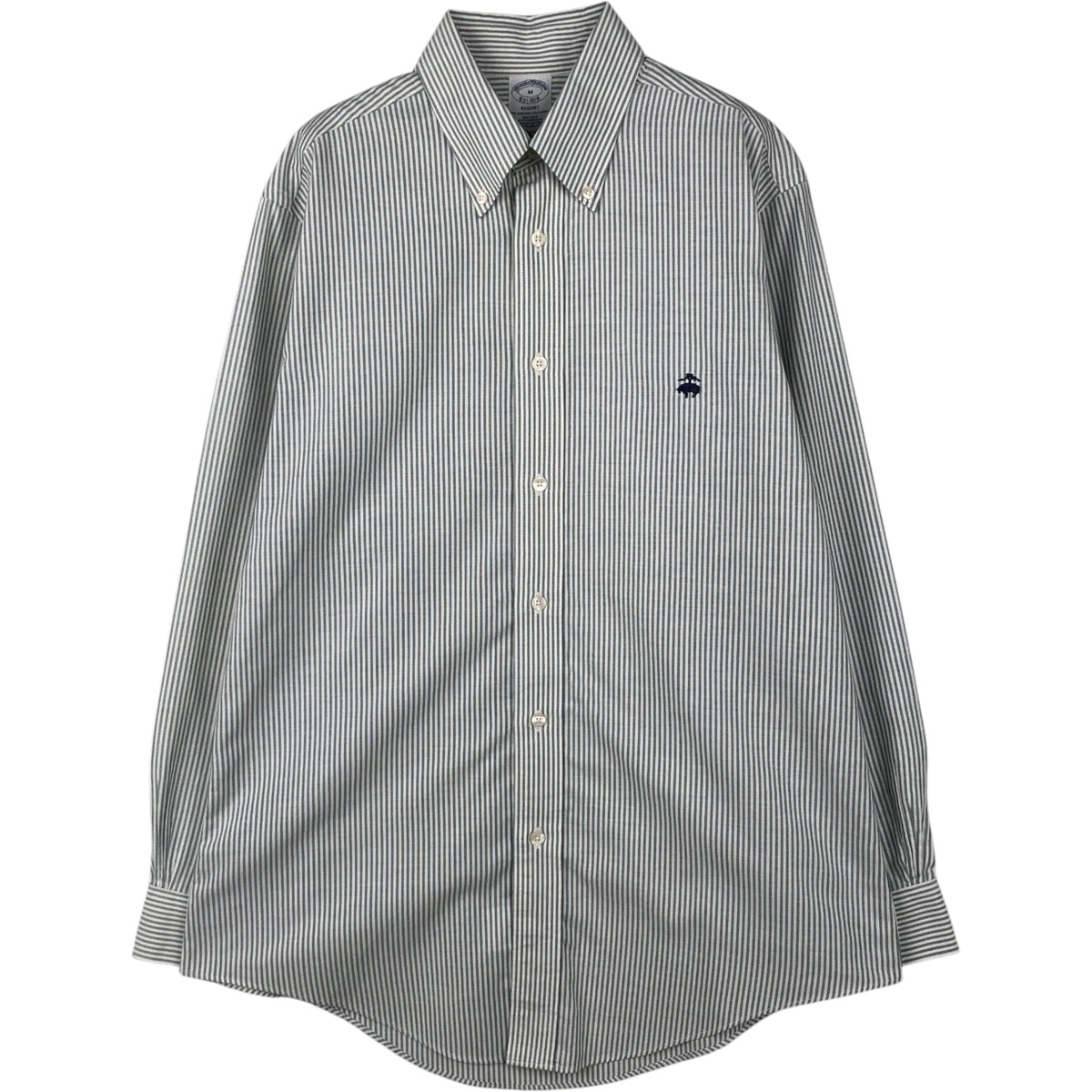 古着 ブルックスブラザーズ Brooks Brothers Est.1818 REGENT ストライプ柄 長袖 ボタンダウンストライプシャツ メンズM相当/eaa652119