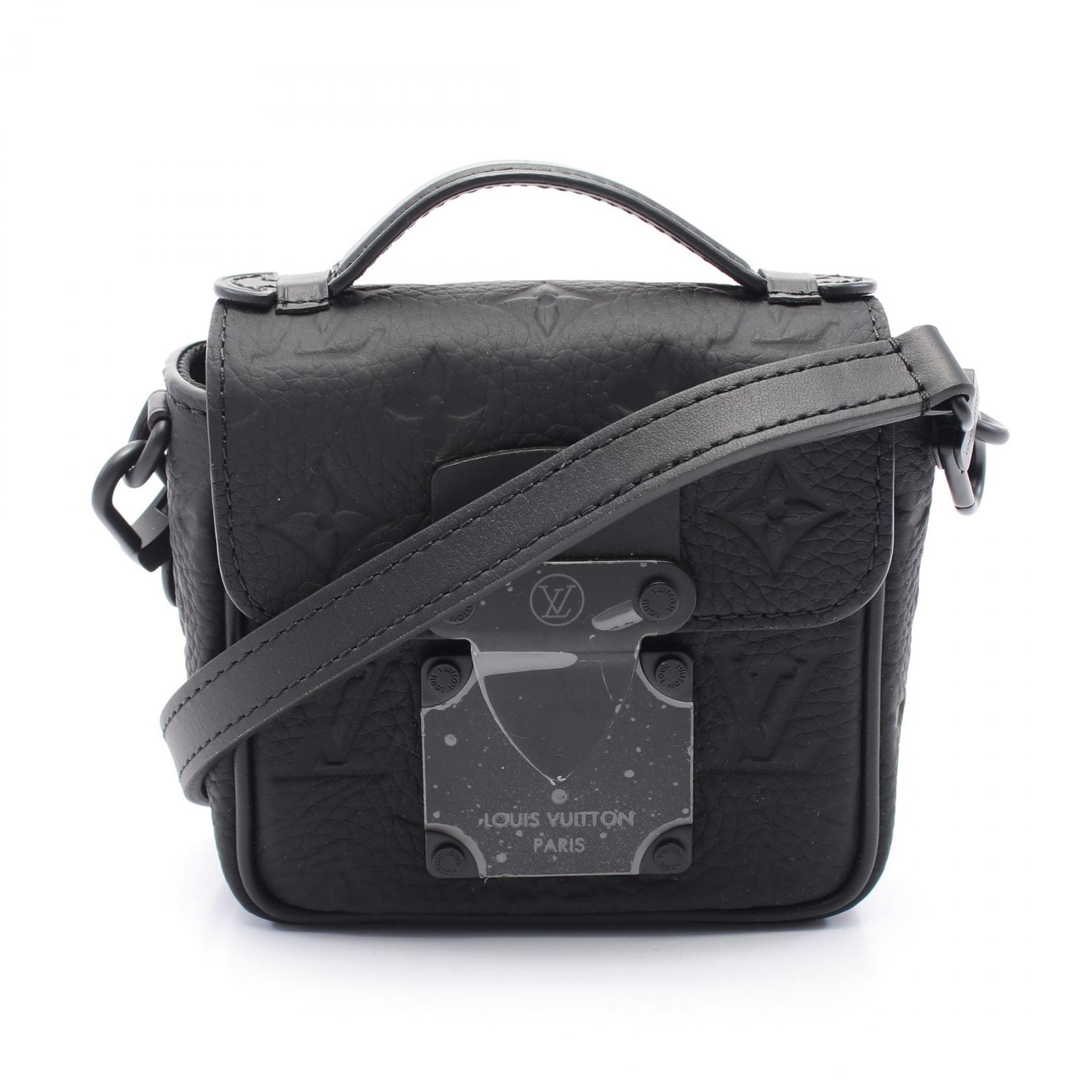 ルイ・ヴィトン LOUIS VUITTON ピコ Sロック ハンドバッグ バッグ レザー モノグラム・トリヨンレザー ノワール メンズ ブラック系 M83148 【中古】