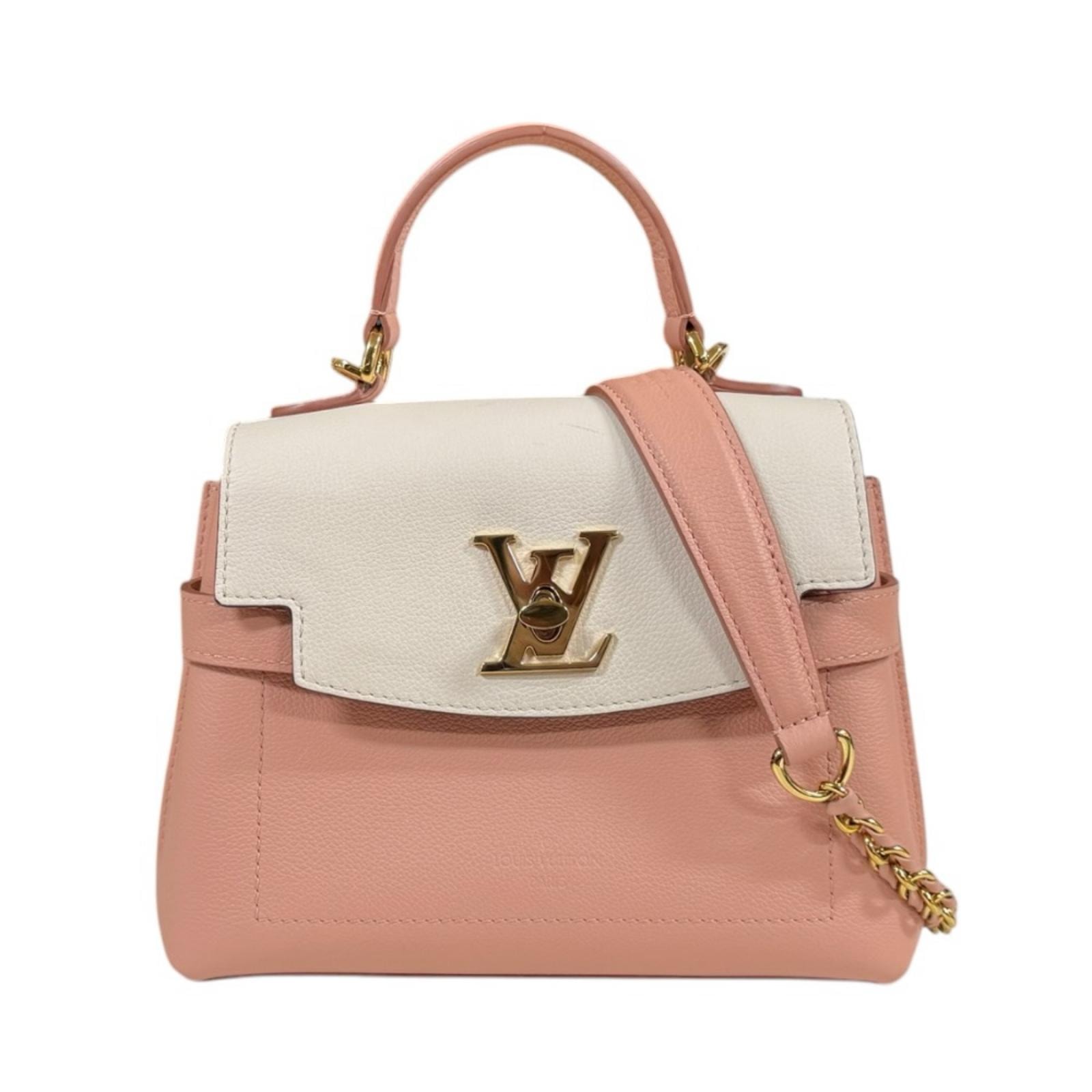 ルイヴィトン ロックミー エヴァMINI ショルダーバッグ レザー M22626 ピンク レディース LOUIS VUITTON  中古