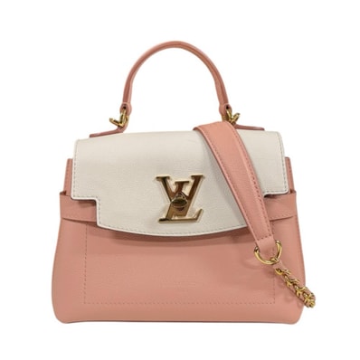ルイヴィトン ロックミー エヴァMINI ショルダーバッグ レザー M22626 ピンク レディース LOUIS VUITTON 中古