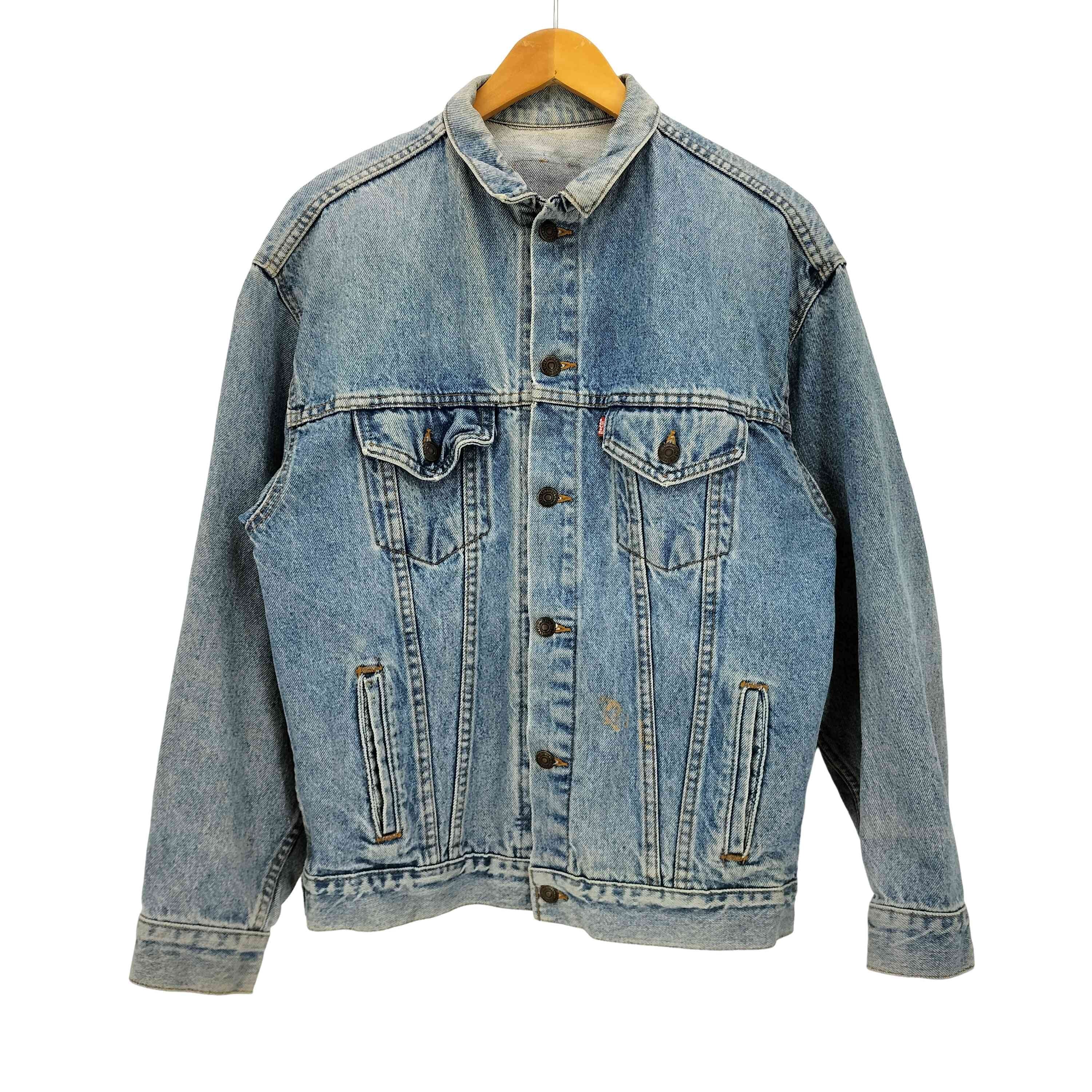 80s 88年製 USA製 ボタン裏511 57508 デニム トラッカージャケット【1143647176611】