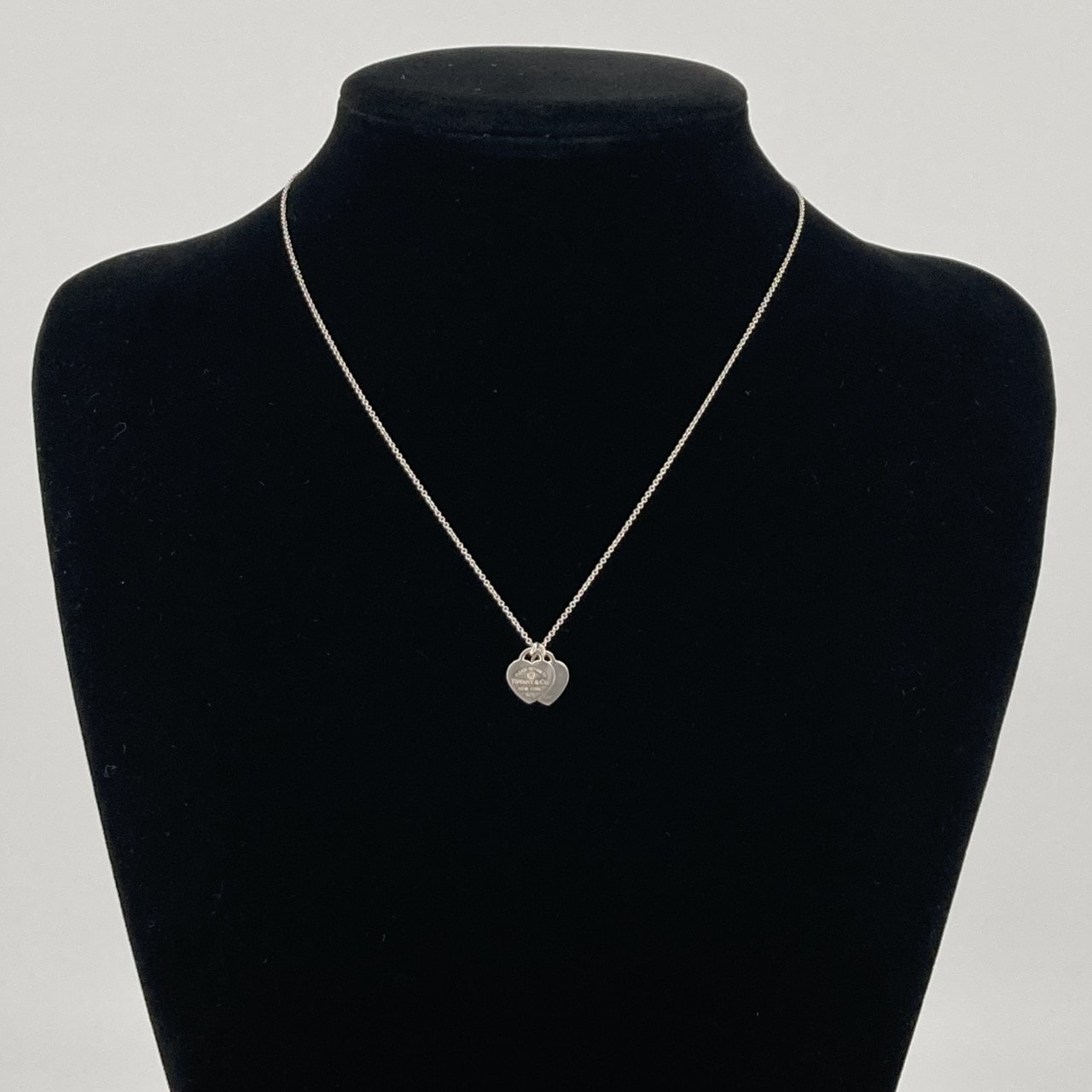 TIFFANY&Co.(ティファニー) リターン トゥ ティファニー ハート タグ ペンダント ダイアモンド付 Ag925 ネックレス 2.92g シルバー