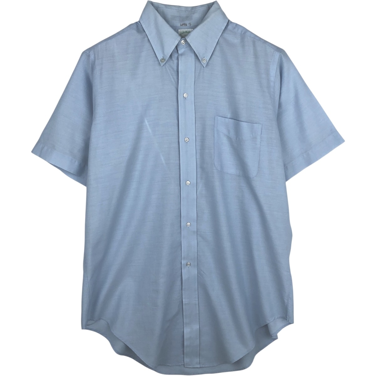 古着 ブルックスブラザーズ Brooks Brothers 半袖 ボタンダウンシャツ メンズL相当/eaa644924
