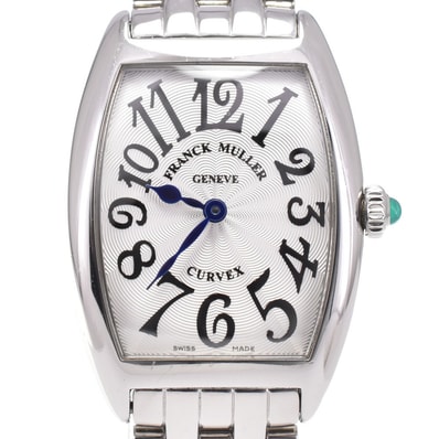 フランクミュラー FRANCK MULLER 1752QZ トノウカーベックス シルバー クォーツ レディース 良品 腕時計 G#146778