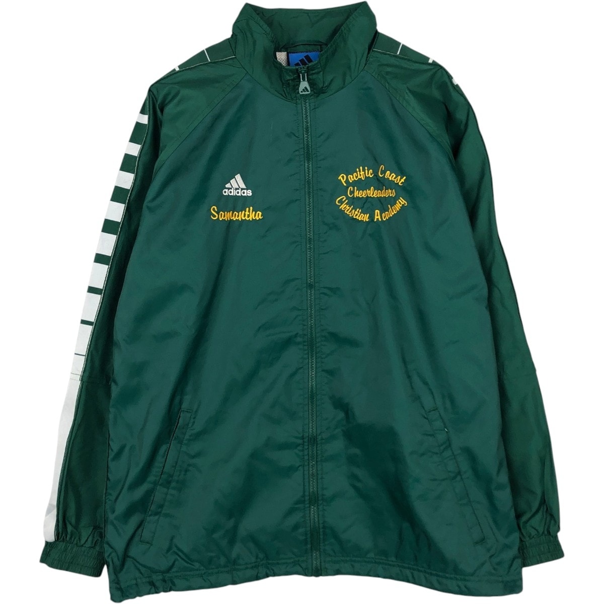 古着 90~00年代 アディダス adidas TEAM カレッジ ナイロンジャケット メンズL相当/eaa673362