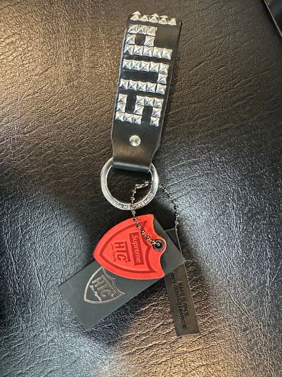 Supreme x Hollywood Trading Company / HTC Studded Keychain "Black"