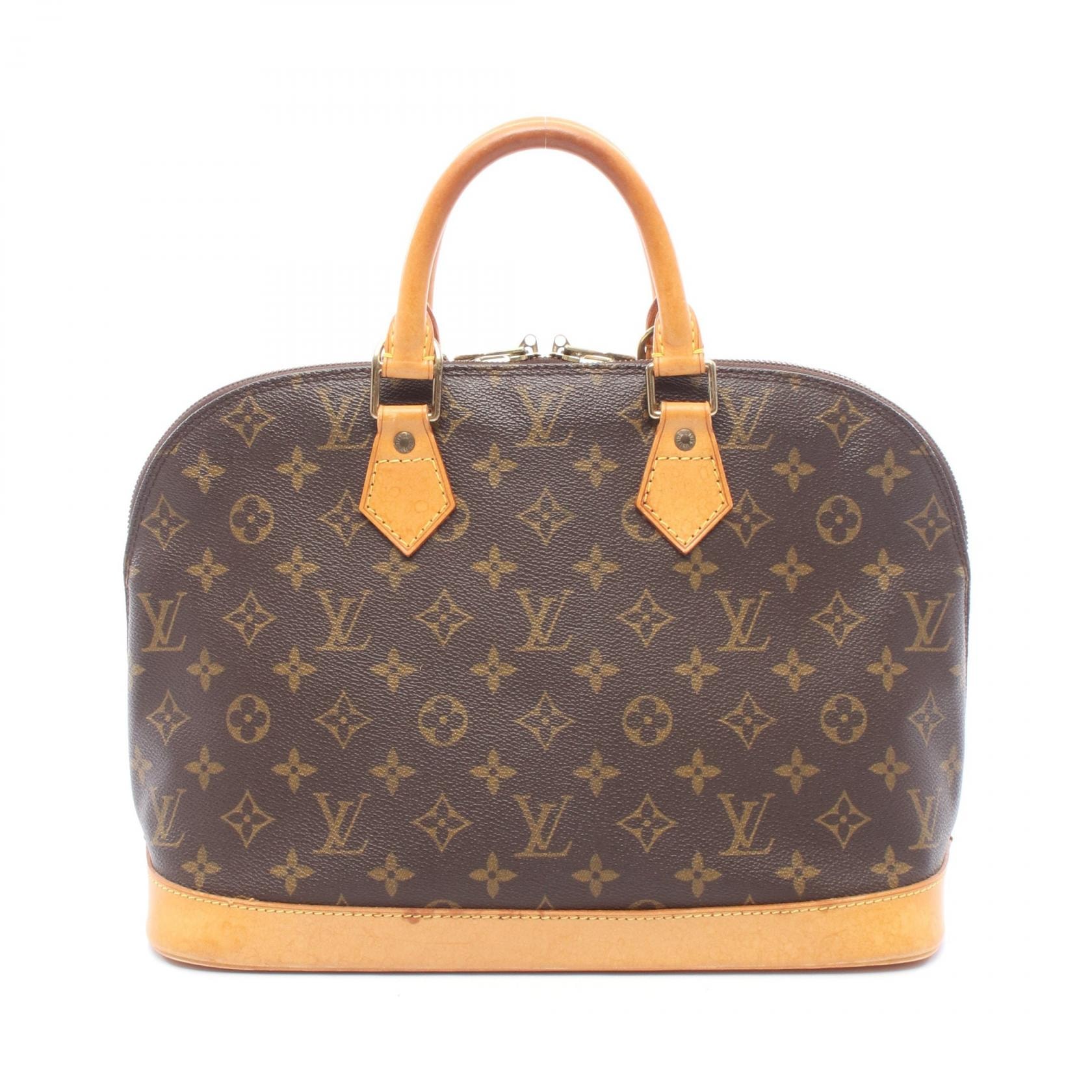 ルイ・ヴィトン LOUIS VUITTON アルマPM ハンドバッグ バッグ PVCコーティングキャンバス レザー モノグラム レディース ブラウン系 M51130 【中古】