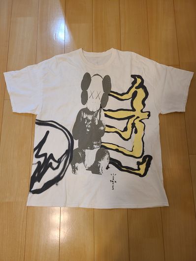 Travis Scott Cactus Jack x KAWS For Fragment Tee "White"