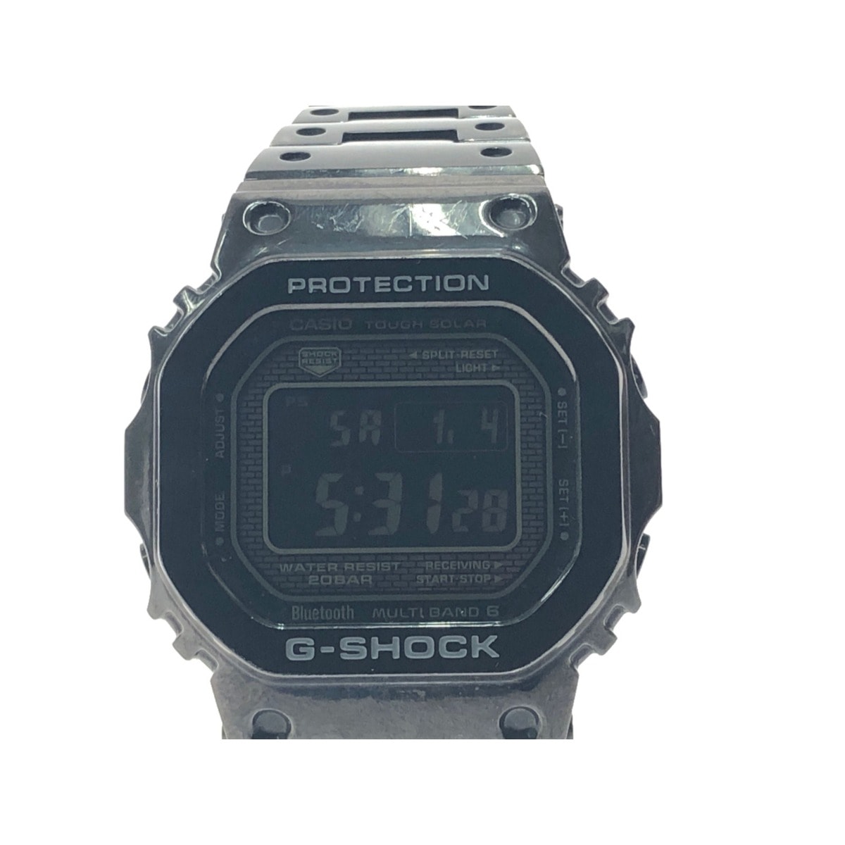 ▼▼CASIO カシオ メンズ腕時計 電波ソーラー デジタルウォッチ G-SHOCK Gショック フルメタル 本体のみ GMW-B5000 ブラック