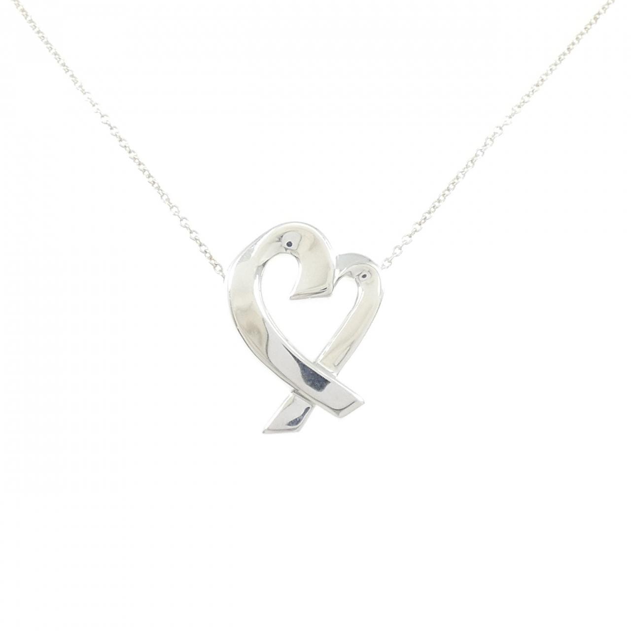 ティファニー ラビングハート ネックレス