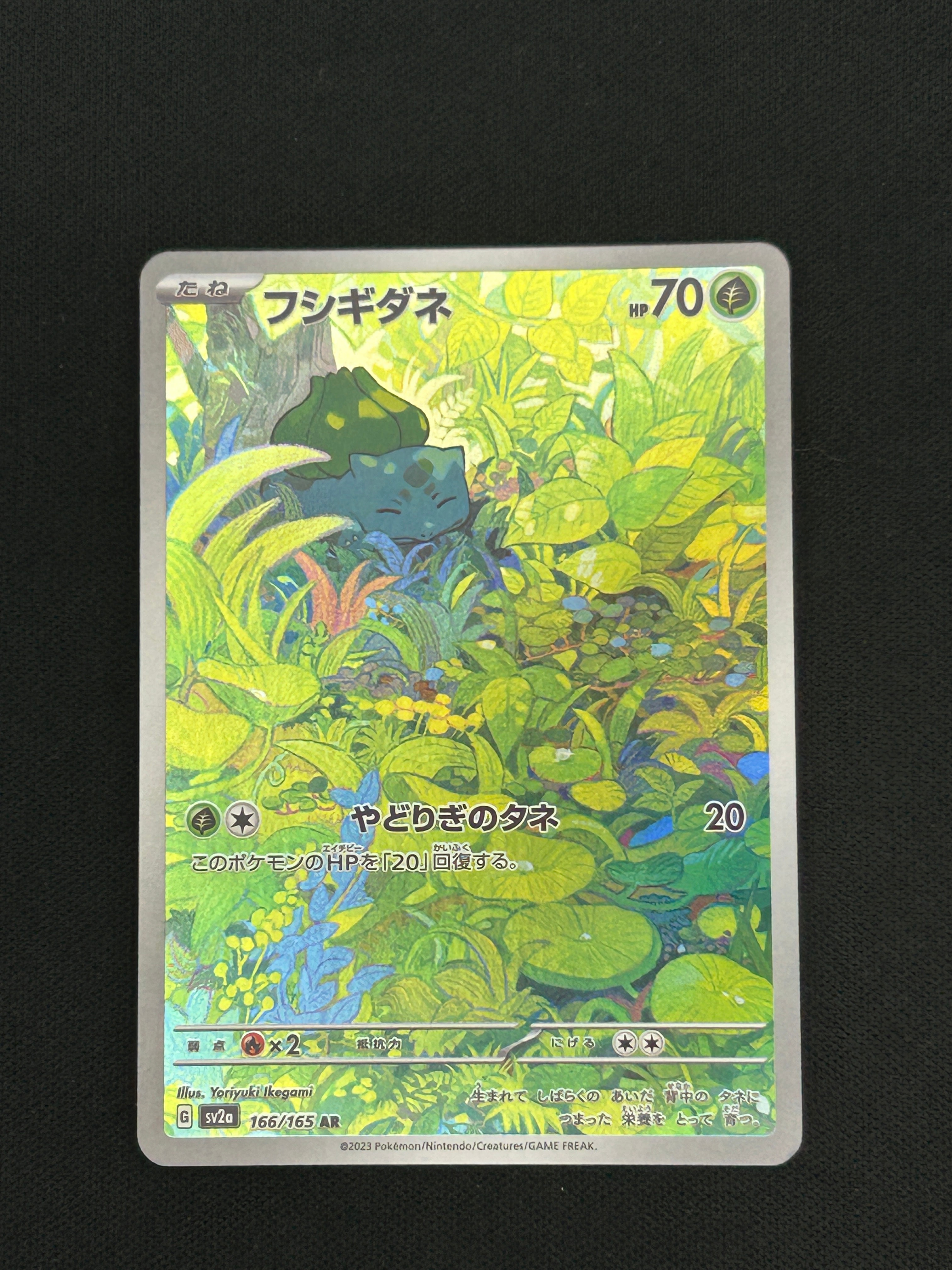 フシギダネ AR[SV2a 166/165](強化拡張パック「ポケモンカード151」)