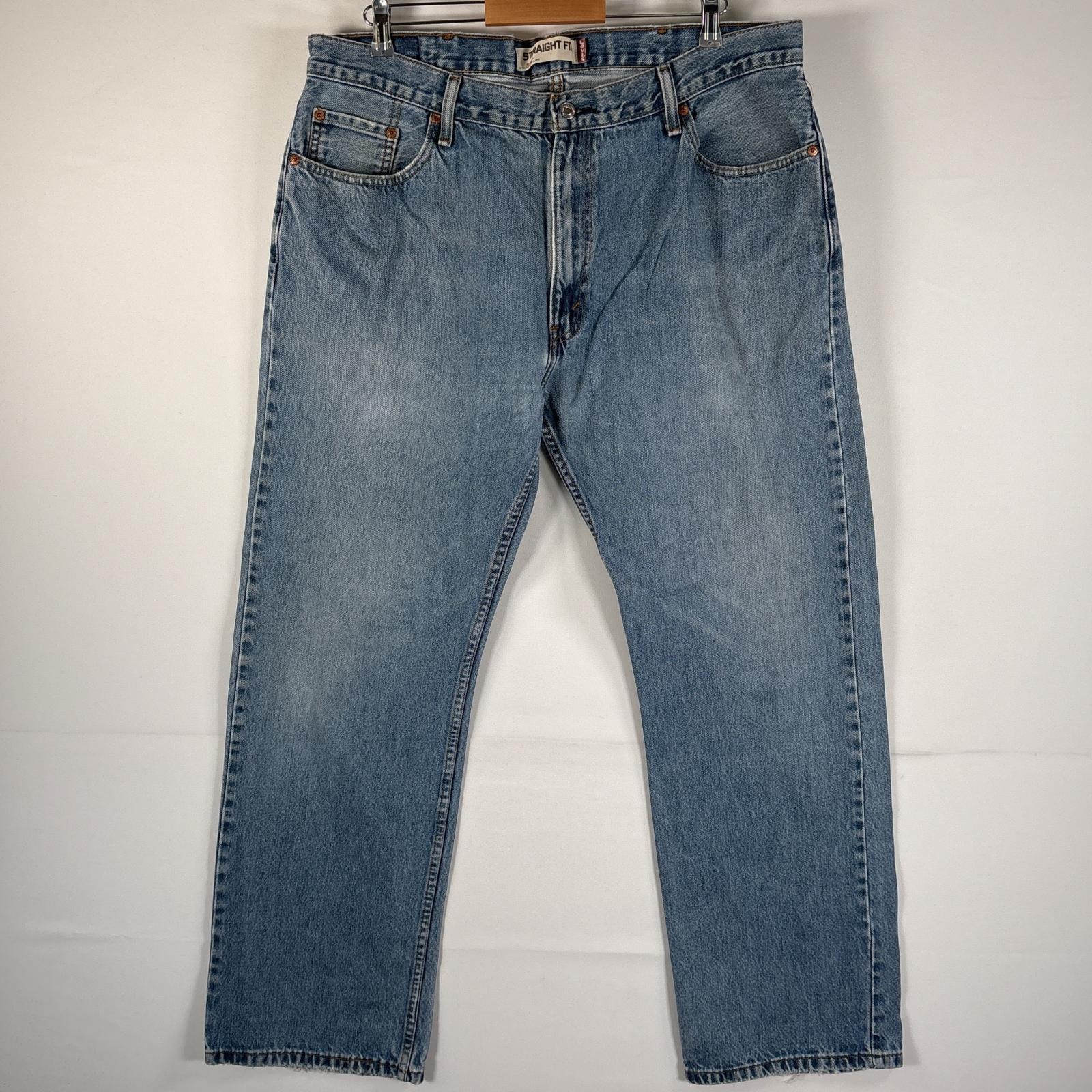 古着 リーバイス Levi's デニムパンツ 505 ブルーデニム ジーンズ ジーパン ストレート 大きいサイズ w40 L32 アイスブルー系 メンズ