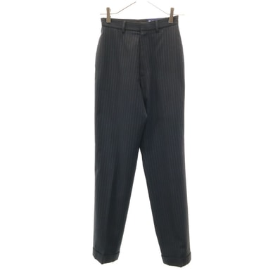 RALPH RALPH LAUREN ラルフラルフローレン ストライプ柄 スラックスパンツ 7 チャコールネイビー