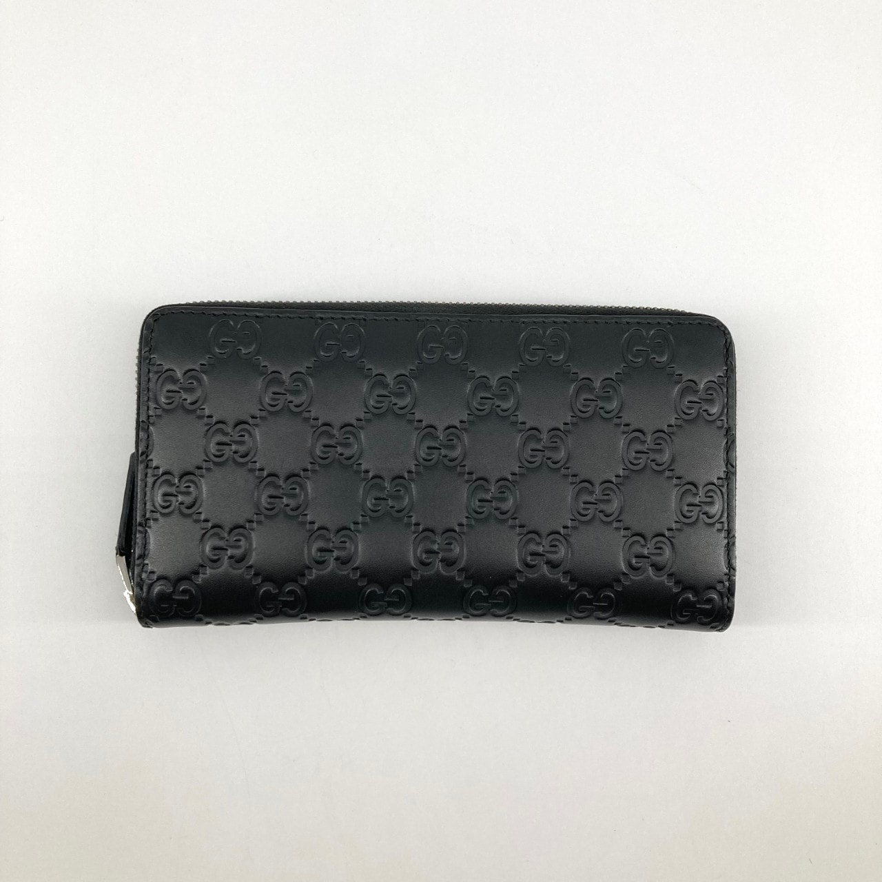 GUCCI(グッチ) グッチシマ 307987 長財布 ブラック
