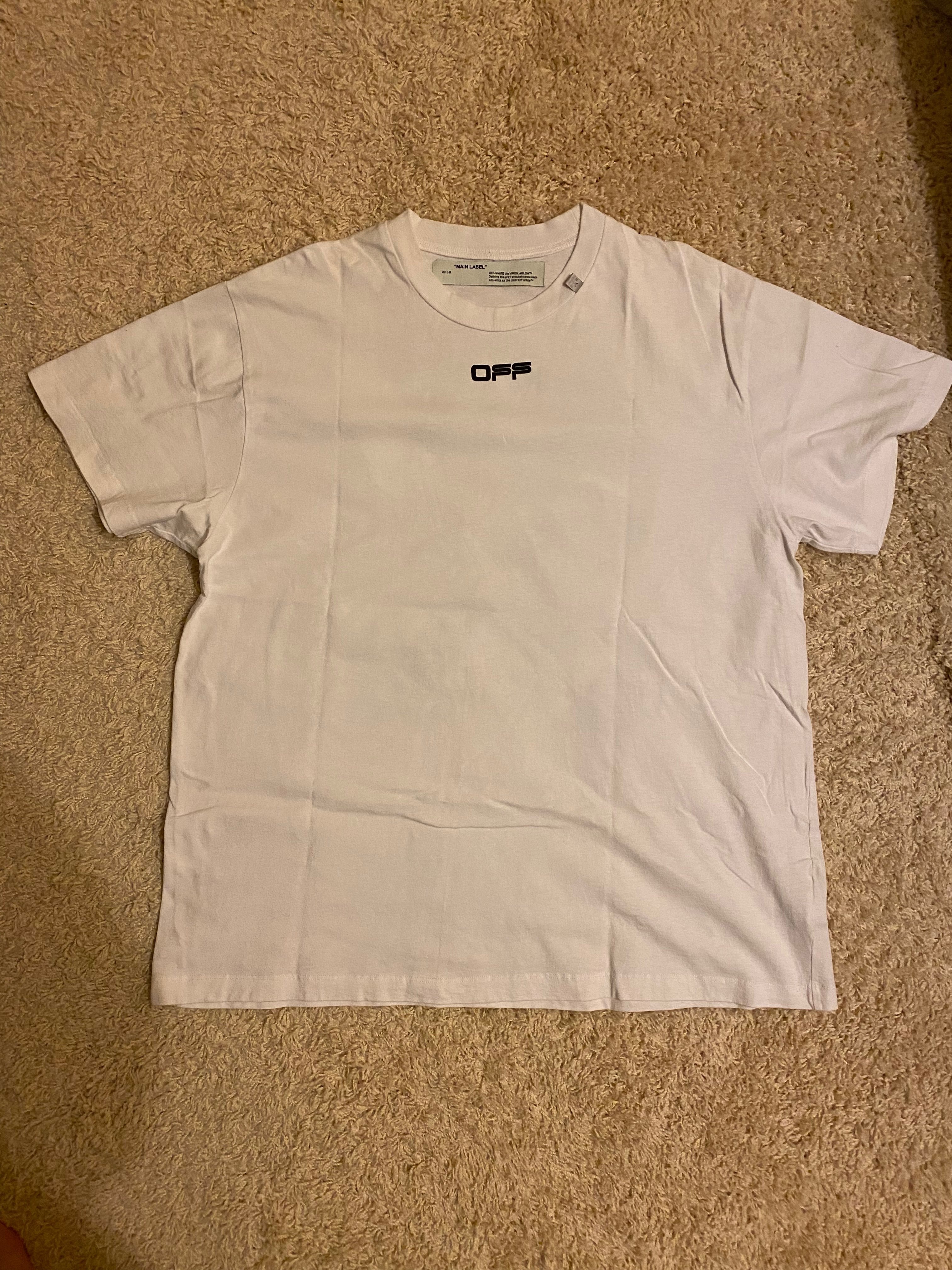 OFF-WHITE Oversized Fit Caravaggio Arrows T-Shirt "White"