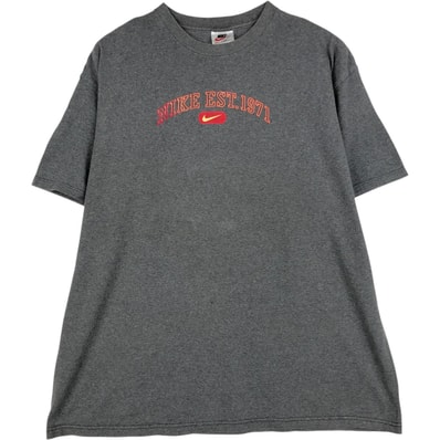 古着 90年代~ ナイキ NIKE 発泡プリント ロゴプリントTシャツ USA製 メンズXL相当 ヴィンテージ/eaa623872
