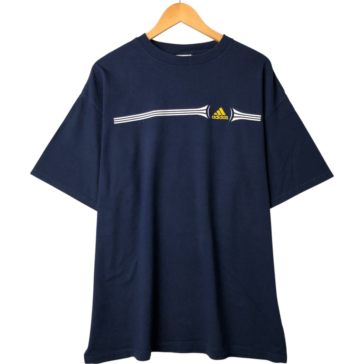 古着 アディダス adidas ロゴプリントTシャツ メンズXL相当/eaa562563