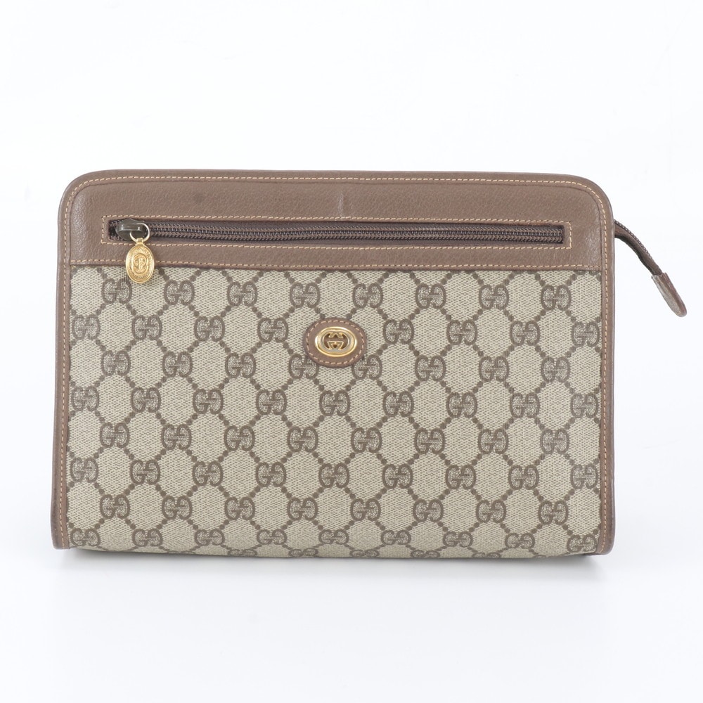 ■美品 グッチ GGスプリーム 014 6063 セカンドバッグ