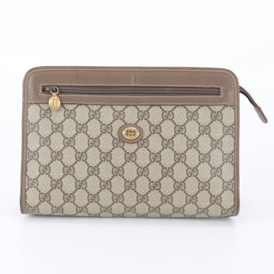 ■美品 グッチ GGスプリーム 014 6063 セカンドバッグ