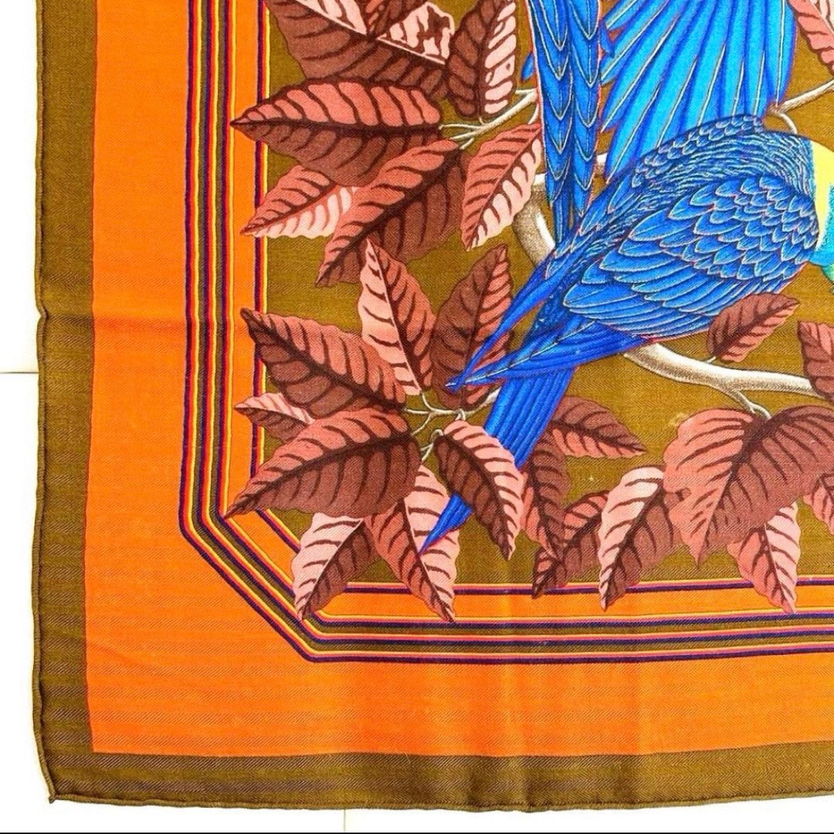 C (やや傷や汚れあり)】エルメス HERMES カレ90 カシシル カシミヤ